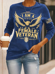 Women's Veteran Sweatshirts gracestitchs