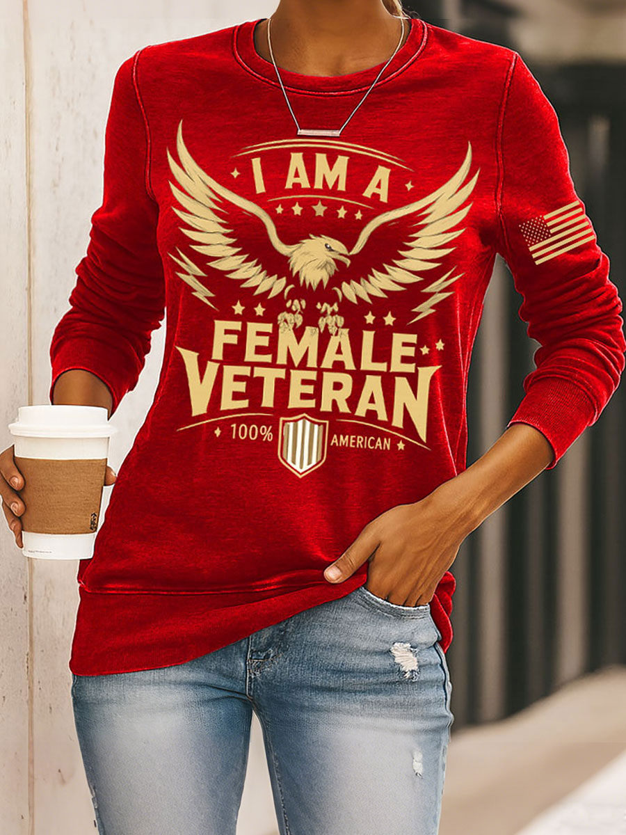 Women's Veteran Sweatshirts gracestitchs