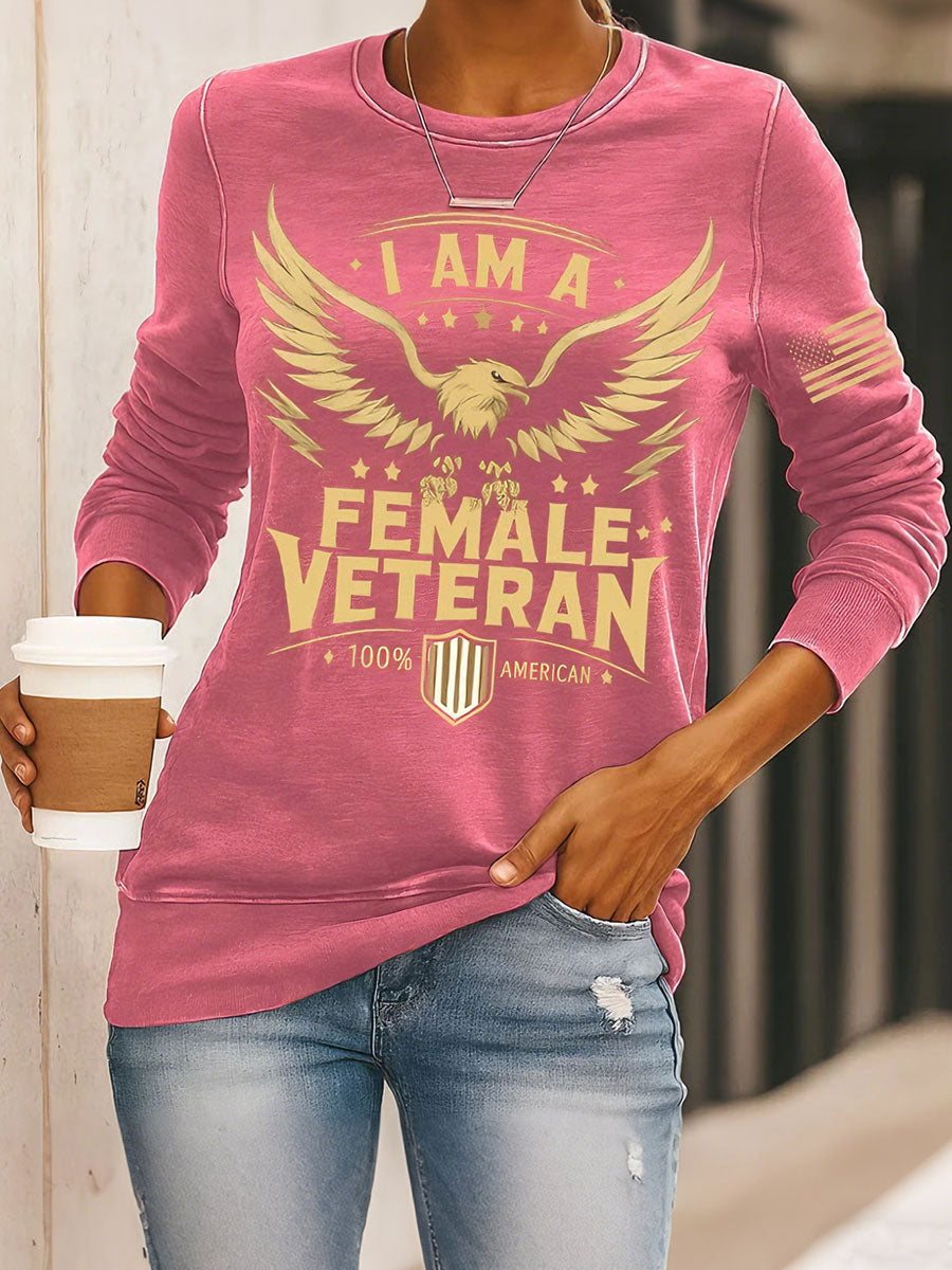 Women's Veteran Sweatshirts gracestitchs