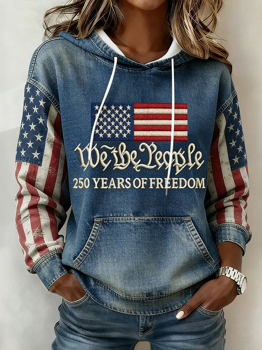 Women's 'We the People 250 Years of Freedom' Hoodies