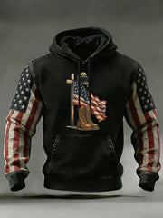 Men's veteran hoodies gracestitchs