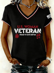 Women's V-neck T-shirts gracestitchs