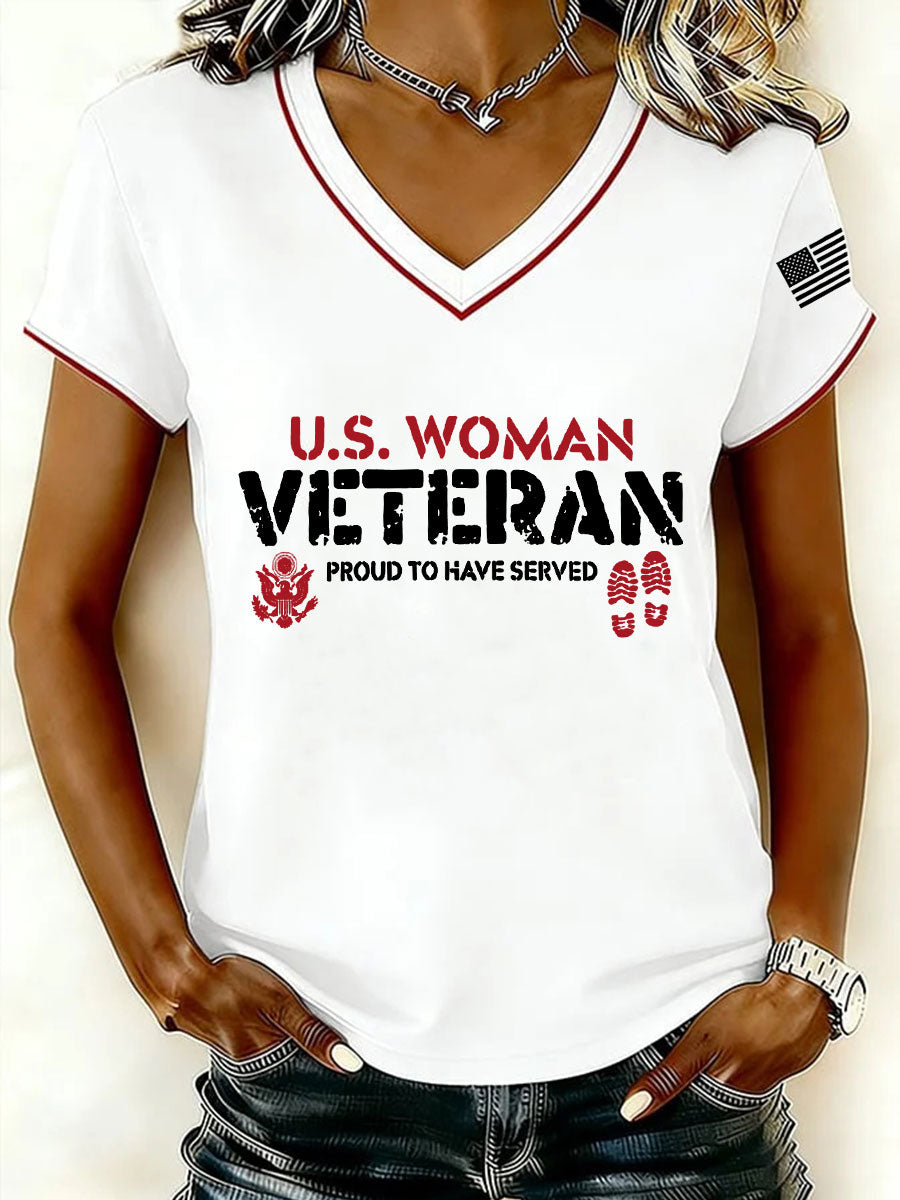 Women's V-neck T-shirts gracestitchs
