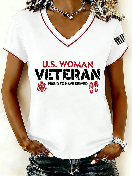 Women's V-neck T-shirts gracestitchs