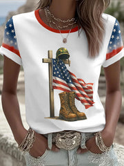 Women's veteran T-shirts gracestitchs