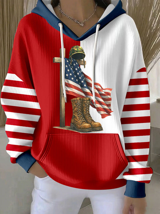 Women's veteran hoodies gracestitchs