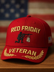 Red Friday Veterans Unisex Hats gracestitchs