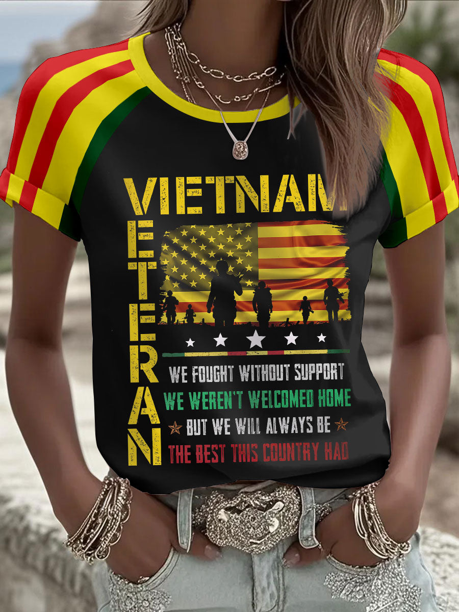 Women's Vietnam Veteran T-Shirts gracestitchs