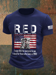 Men's Red Friday Veterans T-Shirts gracestitchs