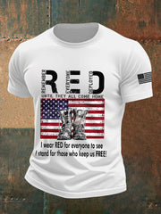Men's Red Friday Veterans T-Shirts gracestitchs