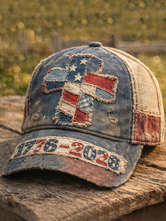 American flag Printed Casual Unisex Hat gracestitchs