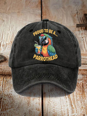 Unisex Proud To Be A Parrothead Hat gracestitchs