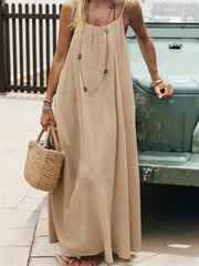 Women's Strappy Backless Long Dress gracestitchs