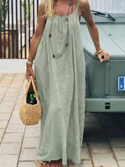 Women's Strappy Backless Long Dress gracestitchs