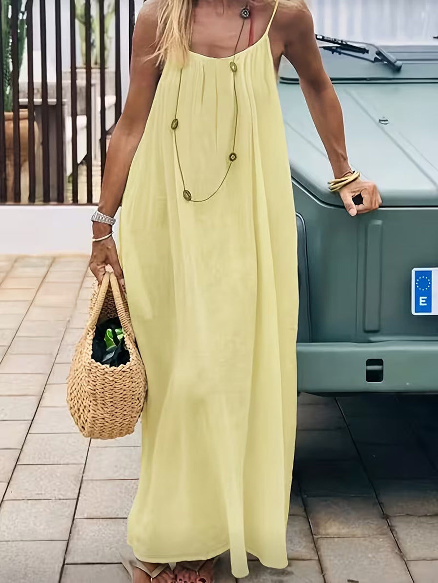 Women's Strappy Backless Long Dress gracestitchs