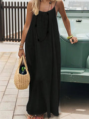 Women's Strappy Backless Long Dress gracestitchs