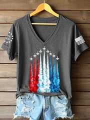 Women's America 1776-2026 V-Neck T-Shirt