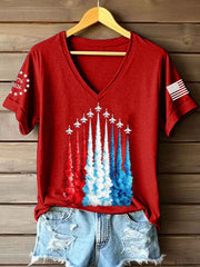 Women's America 1776-2026 V-Neck T-Shirt