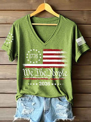 Women's America 1776-2026 V-Neck T-Shirt