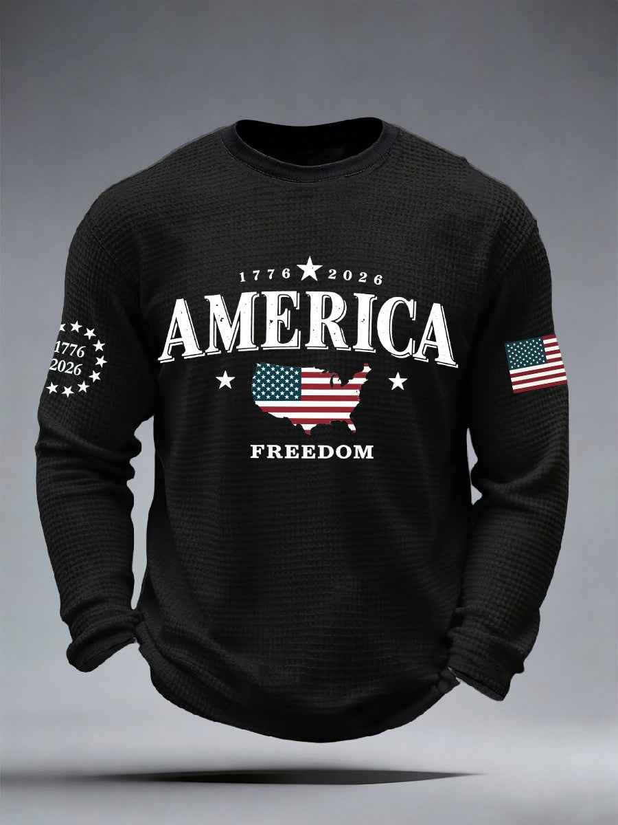 Men's America 1776-2026 Long-Sleeve T-Shirt