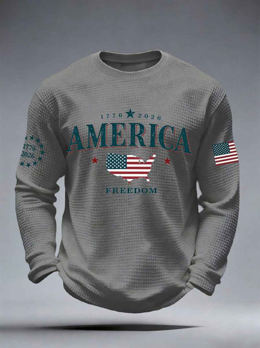 Men's America 1776-2026 Long-Sleeve T-Shirt