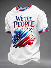 Men's Independence Day We The People Print Tee