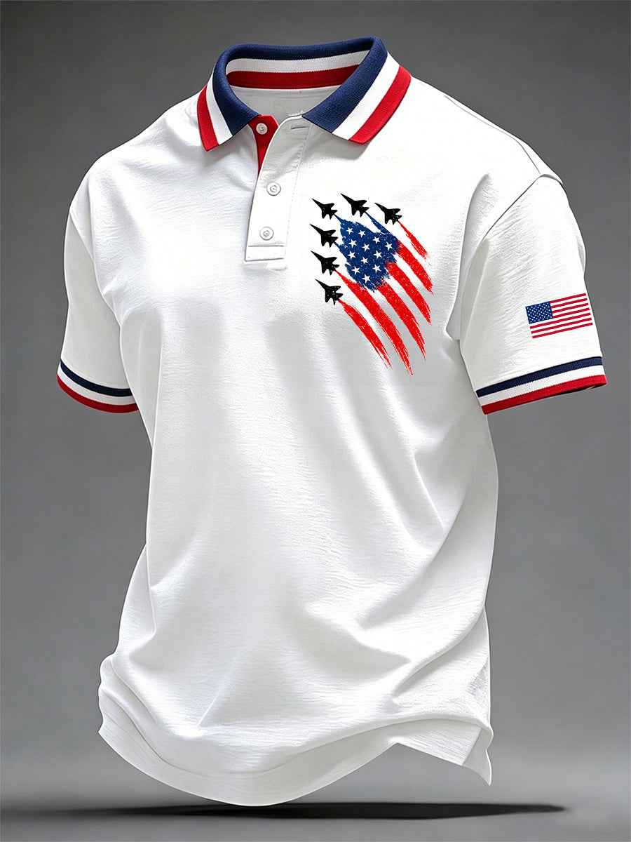 Men's Independence Day Print Polo