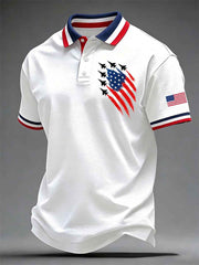 Men's Independence Day Print Polo