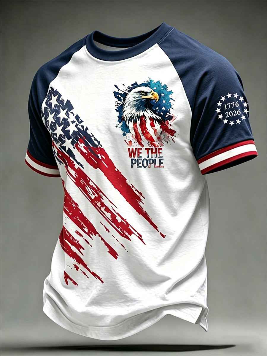 Men's Independence Day We The People Print Tee