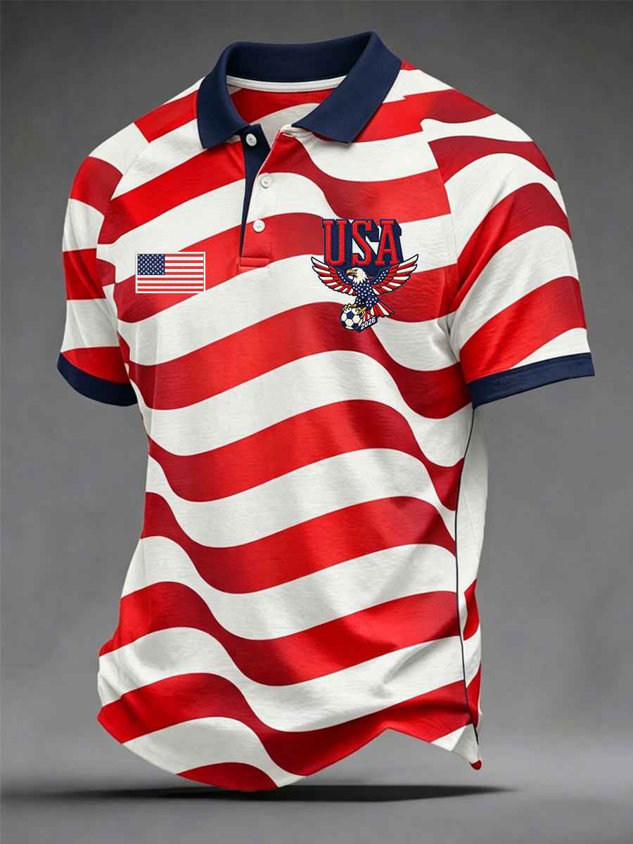 Men's Gift For Soccer Fans 2026 Soccer Gameday Casual Polo