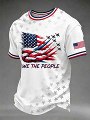 Men's Independence Day We The People Print Tee