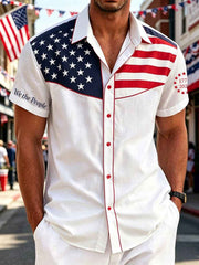 Men's Independence Day Print Shirt