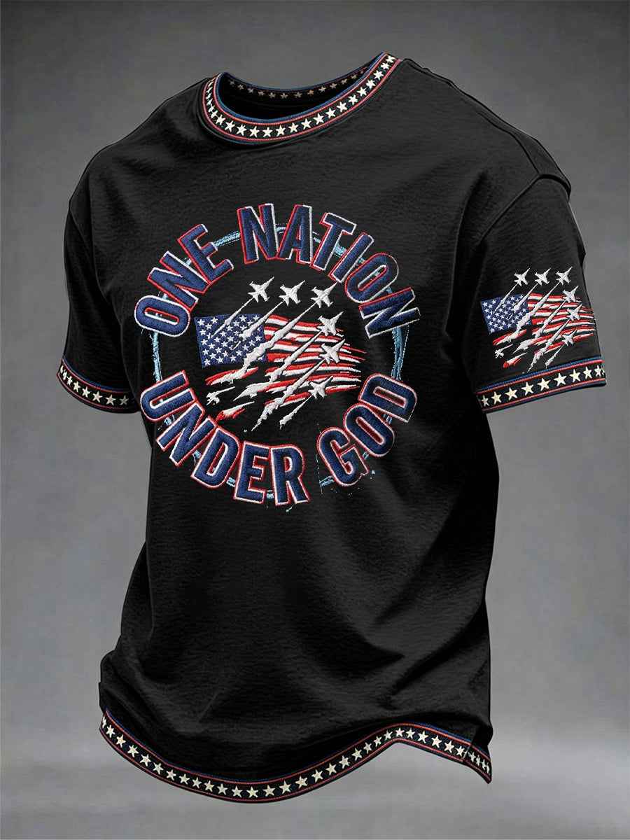 Men's Independence Day One Nation Under God Print Tee