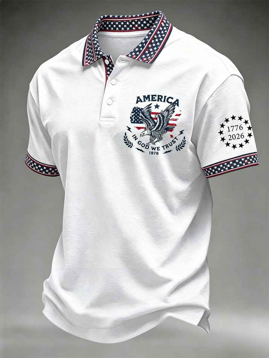 Men's Independence Day Print Polo
