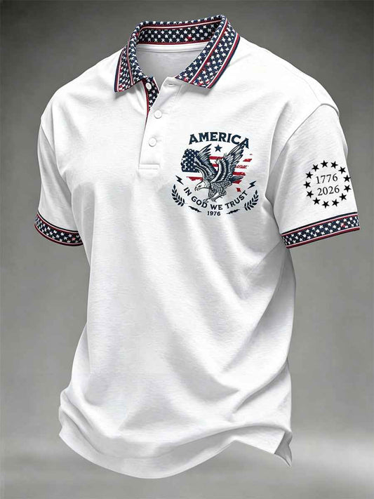 Men's Independence Day Print Polo