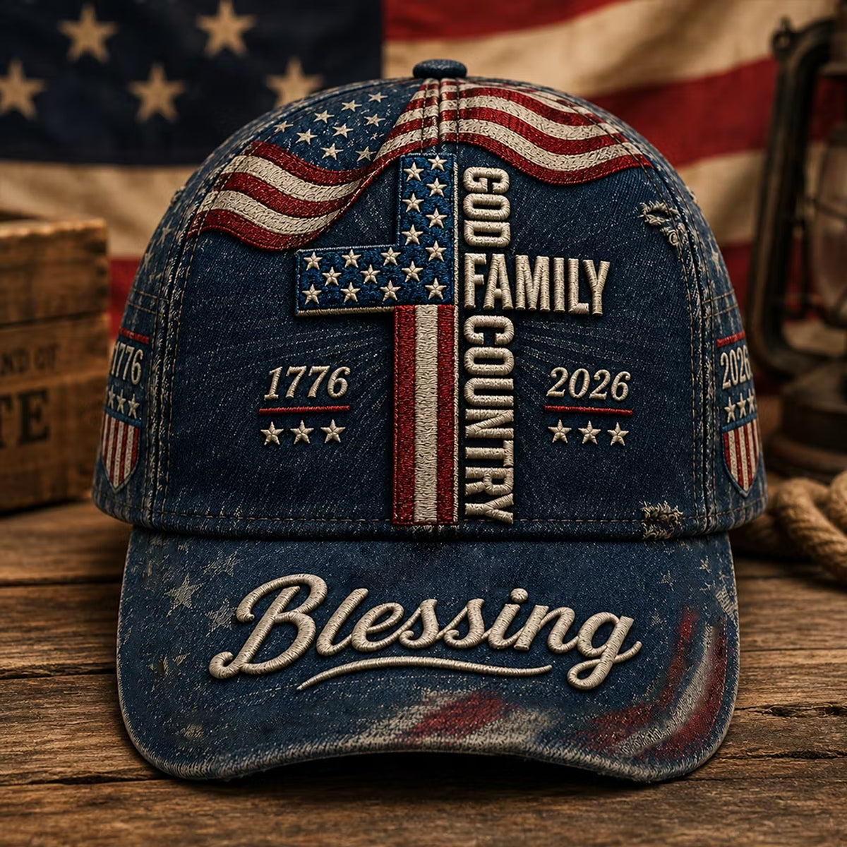 Unisex Independence Day Patriotic Hat gracestitchs