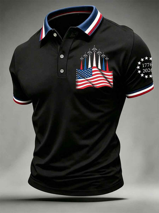 Men's Independence Day Print Polo