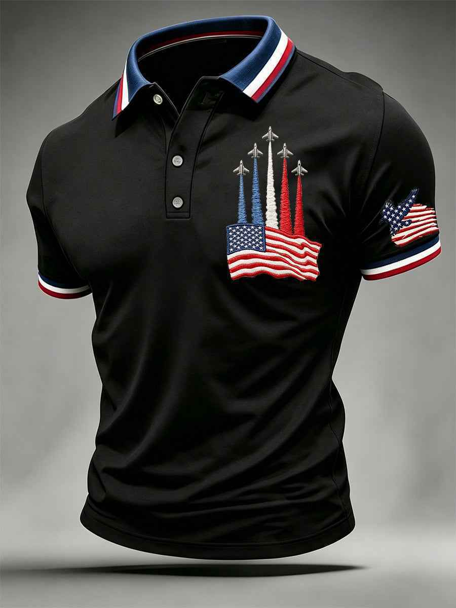 Men's Independence Day Print Polo
