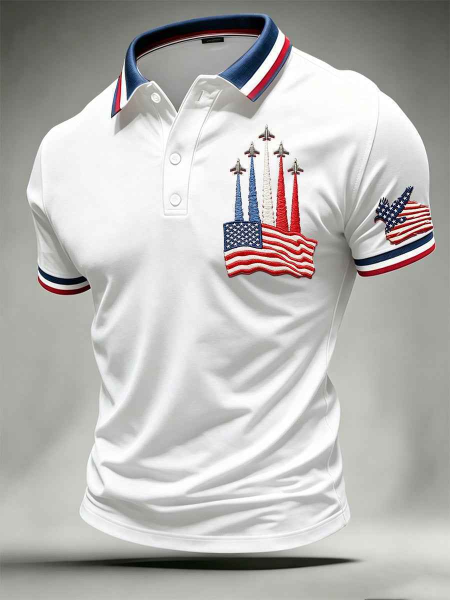 Men's Independence Day Print Polo