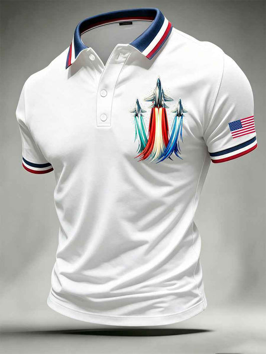 Men's Independence Day Print Polo