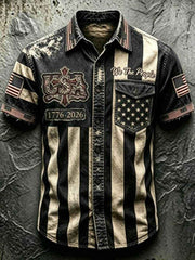Men'S 250Th Anniversary National Faith Print Shirt
