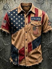 Men'S 250Th Anniversary National Print Shirt
