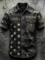 Men'S 250Th Anniversary National Faith Print Shirt