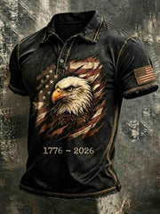 Men'S 250Th Anniversary Printed Casual T-Shirt