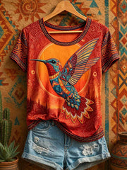 Women's Native Hummingbird Art T-Shirts