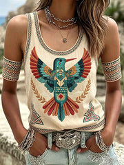 Women's Native Hummingbird Art Vests (No Arm Accessories)