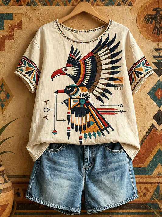 Women's Native Eagle Art Tops