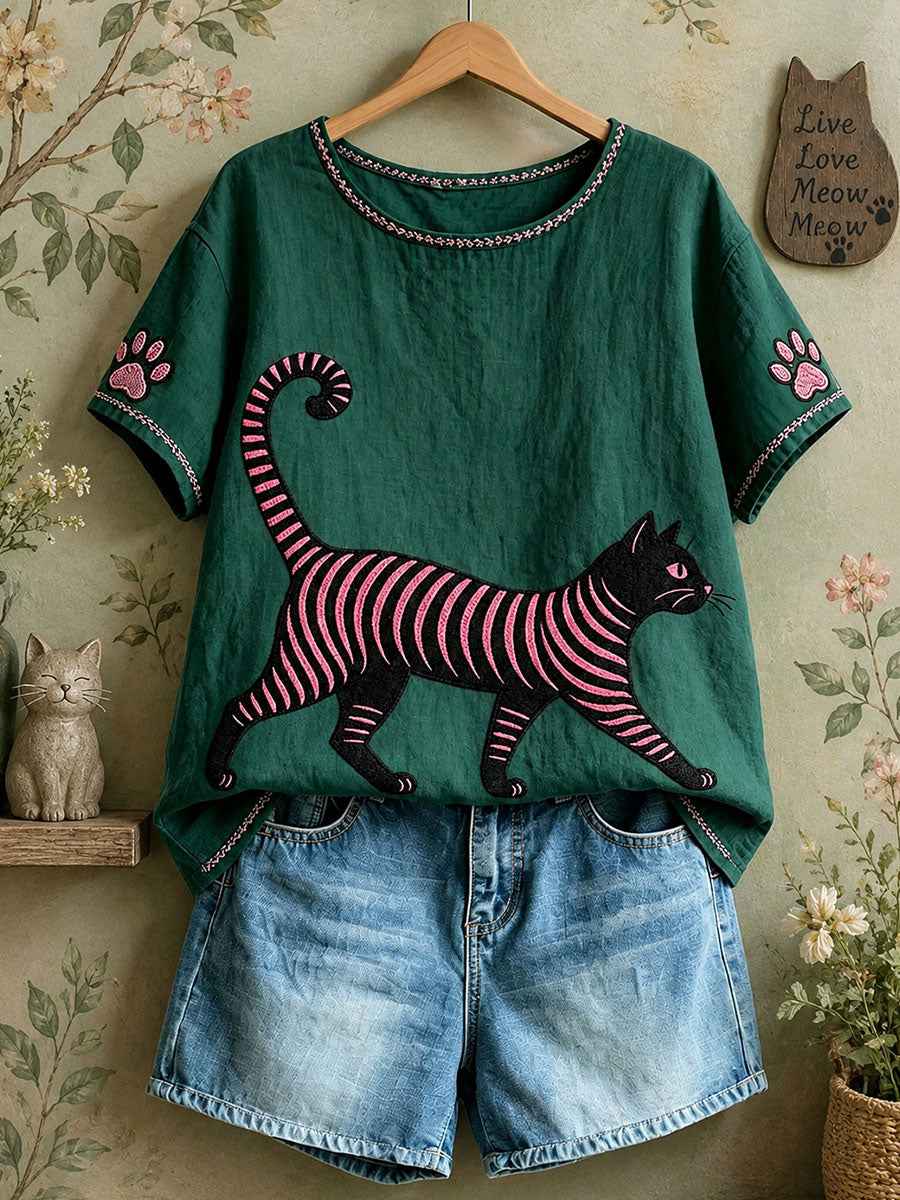 Women's Casual Cat Tops