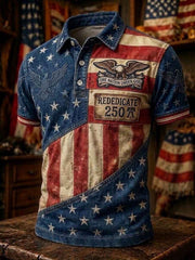 Men's Independence Day Print Polo