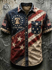 Men's 250Th Anniversary National Faith Print Shirt